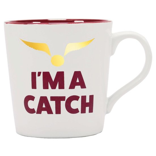 Harry Potter Quidditch (I'M A Catch) Mug Features The Golden Snitch Dishwa - Half Moon Bay - Fanituote - HARRY POTTER - 5055453464461 - perjantai 1. maaliskuuta 2019