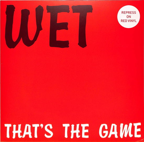 Cover for Wet · That's The Game (LP) [Coloured edition] (2020)