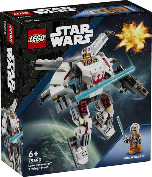 Cover for Lego Star Wars · Lego Star Wars - Luke SkywalkeraÃÂÃÂ¢ X-wingaÃÂÃÂ¢ Mech (75390) (Toys)