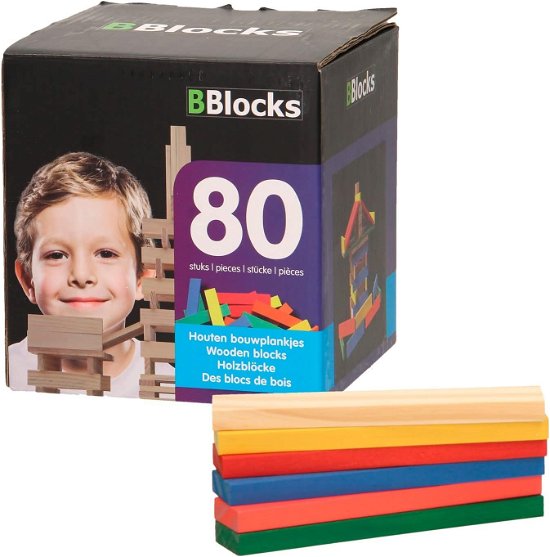 Cover for BBlocks · BBlocks Bouwplankjes Kleur 80dlg (Toys)