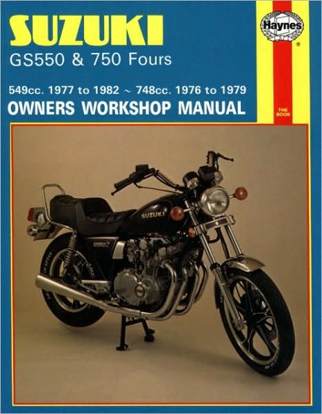 Cover for Haynes Publishing · Suzuki GS550 (77 - 82) &amp; GS750 Fours (76 - 79) Haynes Repair Manual (Paperback Bog) [M363 edition] (1988)