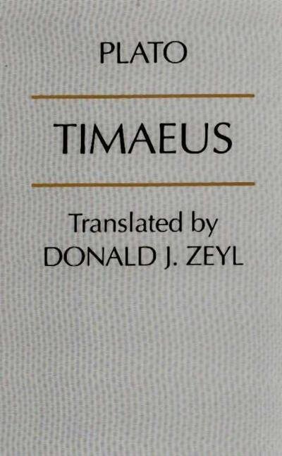 Cover for Plato · Timaeus - Hackett Classics (Paperback Book) (2000)