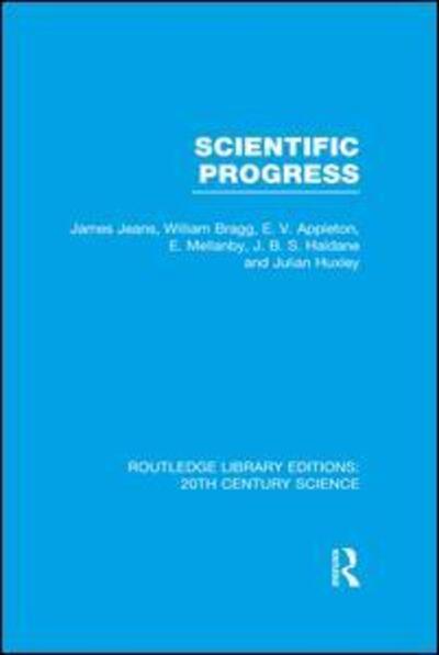 Cover for James Jeans · Scientific Progress - Routledge Library Editions: 20th Century Science (Pocketbok) (2016)