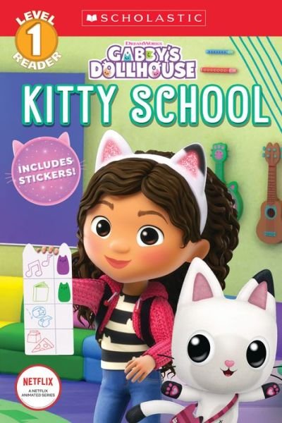 Cover for Scholastic · Kitty School (Gabby's Dollhouse: Scholastic Reader, Level 1) (Media Tie-In) (Paperback Bog) (2022)