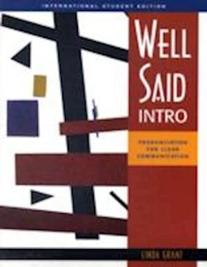 Cover for Linda Grant · International Student Edition for Well Said Intro (Paperback Book) [Student edition] (2006)