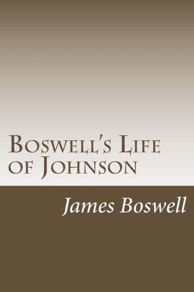 Cover for James Boswell · Boswell's Life of Johnson (Paperback Book) (2013)