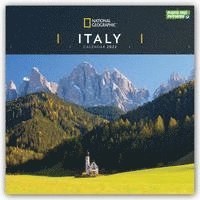 Cover for Kalender · Italy National Geographic Square Wall Calendar 2022 (Calendar) (2021)