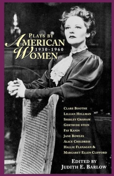 Cover for Judith E. Barlow · Plays by American Women, 1930-1960 (Paperback Book) (2001)
