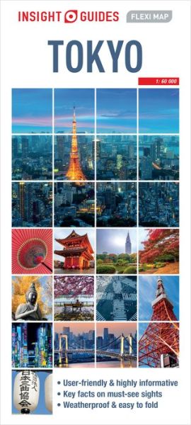 Cover for Insight Guides Flexi Map Tokyo - Insight Guides Flexi Maps (Map) [6 Revised edition] (2018)