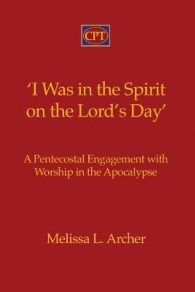 Cover for Melissa L Archer · 'i Was in the Spirit on the Lord's Day' (Pocketbok) (2015)