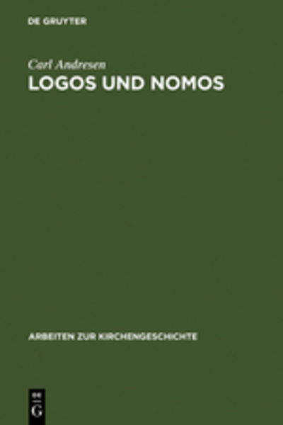 Cover for Andresen · Logos und Nomos (Book) [German edition] (1955)