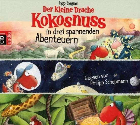 Cover for Ingo Siegner · Der Kleine Drache Kokosnuss in Drei Spannenden Abe (CD) (2015)