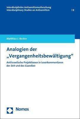 Cover for Becker · Analogien der &quot;Vergangenheitsbew (Buch) (2018)