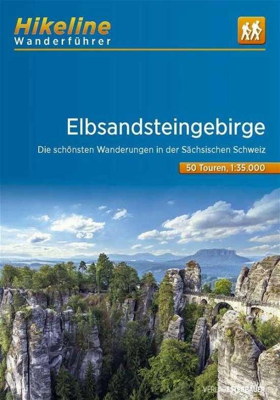 Cover for Esterbauer · Hikeline Wanderführer: Elbsandsteingebirge: Die schönsten Wanderungen in der Sächsischen Schweiz (Spiralbok) (2021)