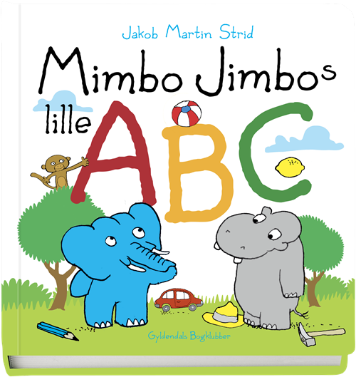 Cover for Jakob Martin Strid · Mimbo Jimbos lille ABC (Cardboard Book) [1e uitgave] (2019)