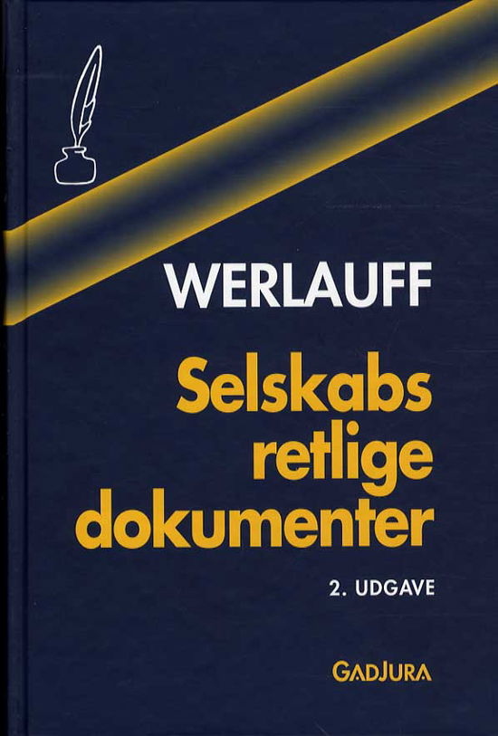 Cover for Erik Werlauff · Selskabsretlige dokumenter (Bound Book) [2nd edition] (1995)