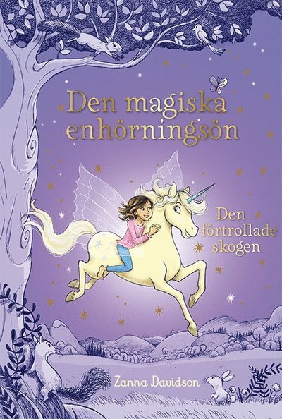 Cover for Zanna Davidson · Den magiska enhörningsön: Den förtrollade skogen (Gebundesens Buch) (2018)