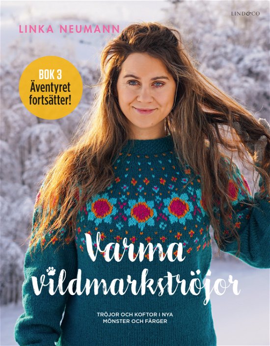 Cover for Linka Neumann · Varma vildmarkströjor : Tröjor och koftor i nya mönster och färger (Bound Book) (2024)