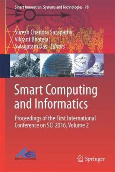 Cover for Smart Computing and Informatics (Book) [1st ed. 2018 edition] (2017)