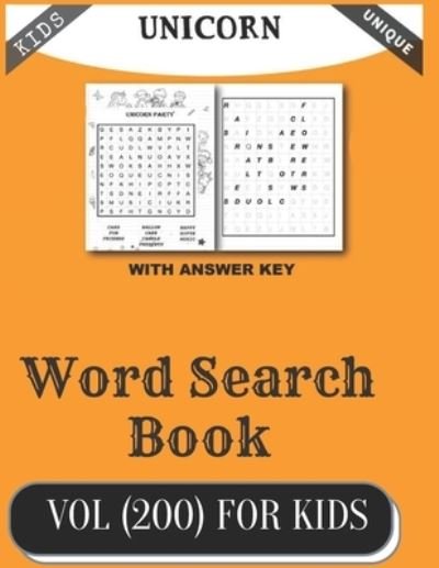 Cover for Zassk Abdo · Word Search Book Vol (200) for Kids: Jumbo Word Search Puzzle Book (8.5x11) with Fun Themes (Paperback Book) [Large type / large print edition] (2021)