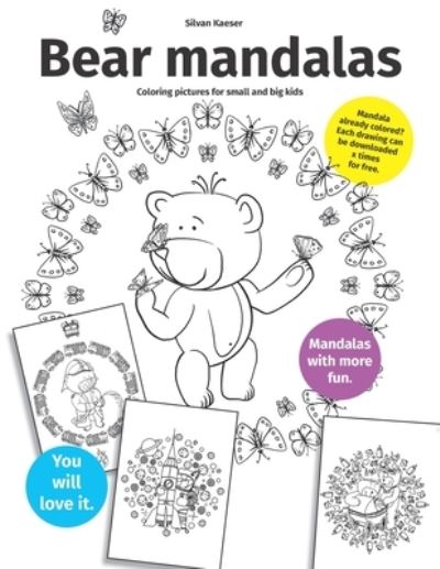 Cover for Silvan Kaeser · Bear mandalas (Paperback Book) (2021)