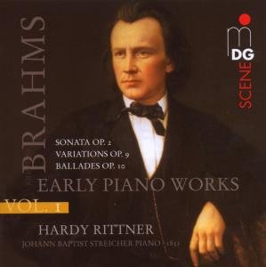 Cover for Johannes Brahms · Early Piano Music Vol.1 (CD) (2008)