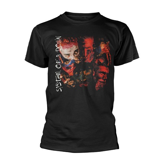 Cover for System of a Down · Painted Faces (T-shirt) [size L] [Black edition] (2019)