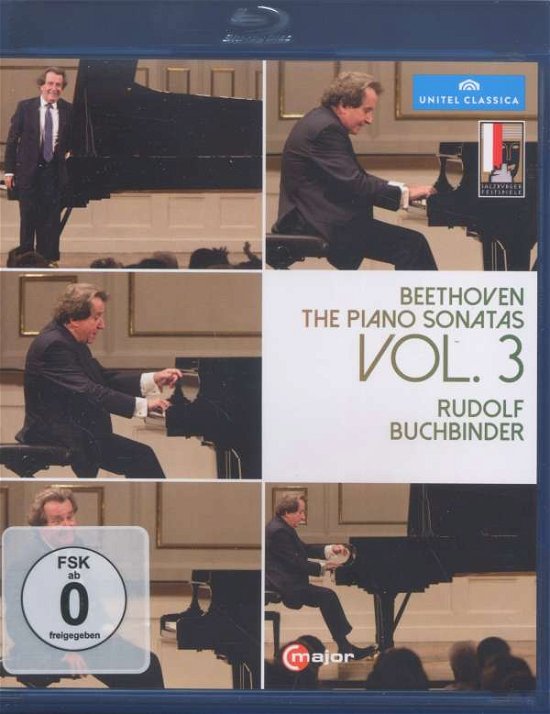 Cover for Rudolf Buchbinder · Beethovenpiano Sonatas 3 (Blu-ray) (2016)