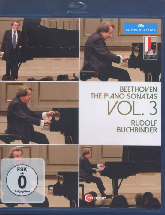 Beethovenpiano Sonatas 3 - Rudolf Buchbinder - Elokuva - C MAJOR - 0814337013462 - perjantai 1. huhtikuuta 2016