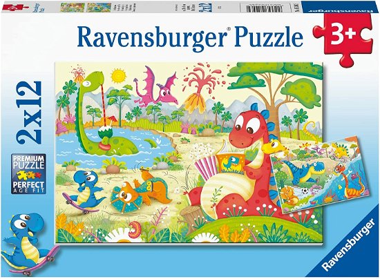Cover for Ravensburger · Lievelingsdino\'s Puzzel 2x12st. (N/A)