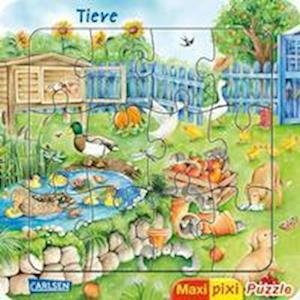 Maxi Pixi: Maxi-Pixi-Puzzle VE 5: Tiere (5 Exemplare) - Christine Henkel - Andet - Carlsen Verlag GmbH - 4043726550462 - 2. juli 2020