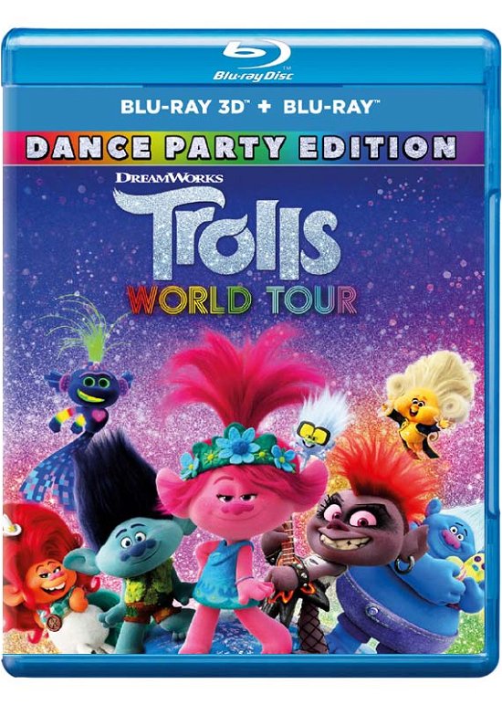 Cover for Trolls World Tour (Blu-ray 3d) · Trolls World Tour 3D + 2D (Blu-ray) (2020)