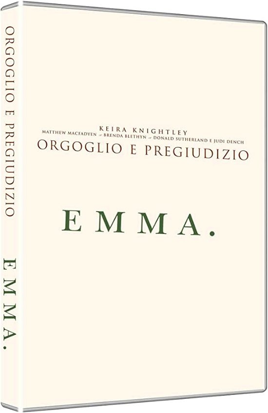 Cover for Emma / Orgoglio E Pregiudizio (DVD) (2020)