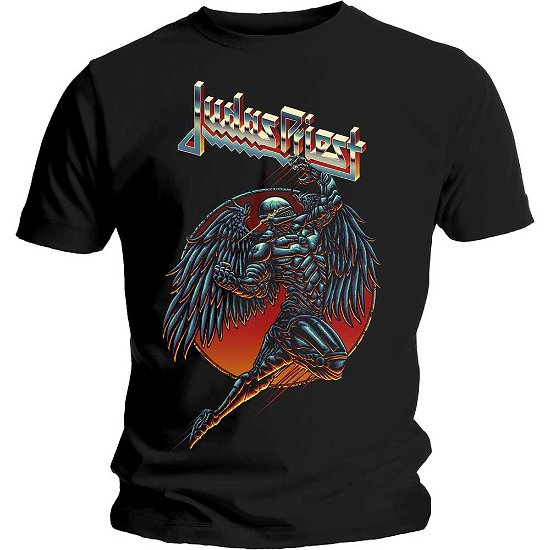 Judas Priest Unisex T-Shirt: BTD Redeemer - Judas Priest - Fanituote - Global - Apparel - 5056170622462 - tiistai 21. tammikuuta 2020