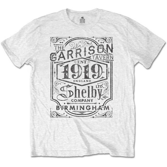 Peaky Blinders Unisex T-Shirt: Garrison Pub - Peaky Blinders - Merchandise -  - 5056170664462 - 