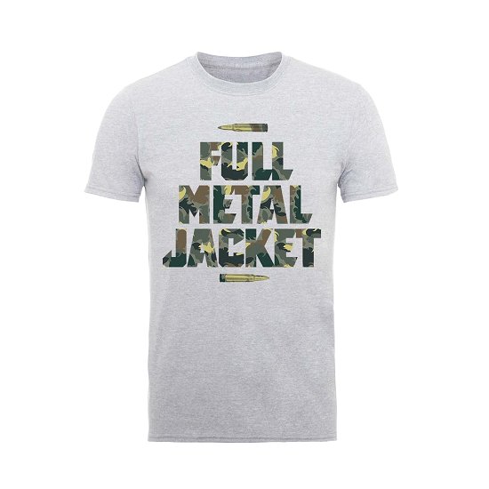 Cover for Full Metal Jacket · Camo Bullets (T-shirt) [size S] [Grey edition] (2017)