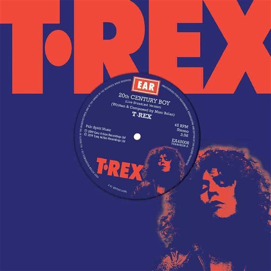 Cover for T. Rex · 20th Century Boy (Broadcast Version) (Bl (7&quot;) [Broadcast edition] (2019)