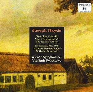 Cover for J. Haydn · Symphonies No.55 &amp; 103 (CD) (2009)