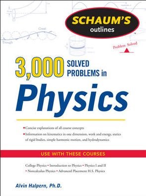 Cover for Alvin Halpern · Schaum's 3,000 Solved Problems in Physics (Paperback Book) [Ed edition] (2011)