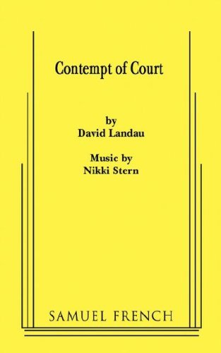 Cover for David Landau · Contempt of Court (Paperback Bog) (2008)