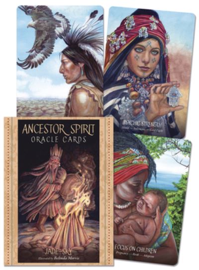 Ancestor Spirit Oracle Cards - Jade Sky - Board game - Llewellyn Publications - 9780738769462 - May 8, 2021