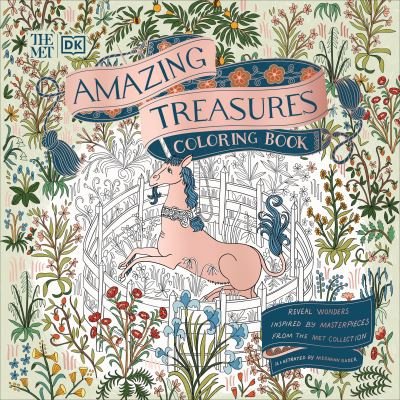 Cover for Dk · The Met Amazing Treasures Coloring Book (Pocketbok) (2022)