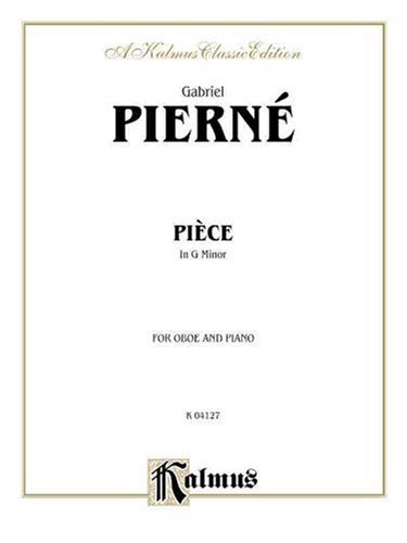 Cover for Gabriel · Pierne Piece in G Minor Oboe O (Paperback Book) [Kalmus edition] (1985)