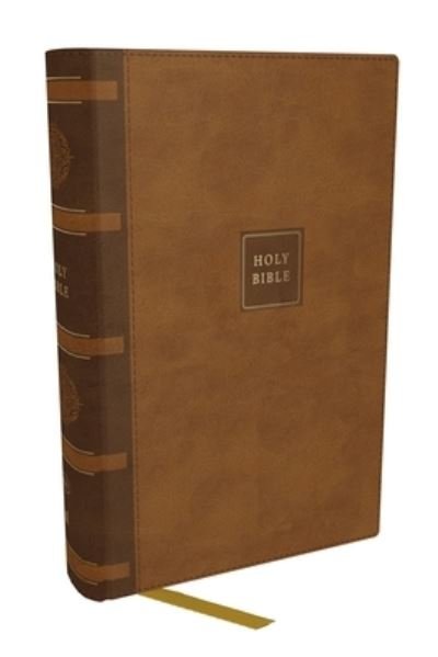 Cover for Thomas Nelson · KJV Holy Bible: Compact with 43,000 Cross References, Brown Leathersoft, Red Letter, Comfort Print: King James Version (Skinnbok) (2023)