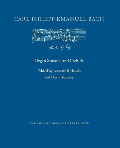Cover for Carl Philipp Emanuel Bach · Organ Sonatas and Prelude (Cpeb:cw Offprints) (Volume 9) (Paperback Book) (2014)
