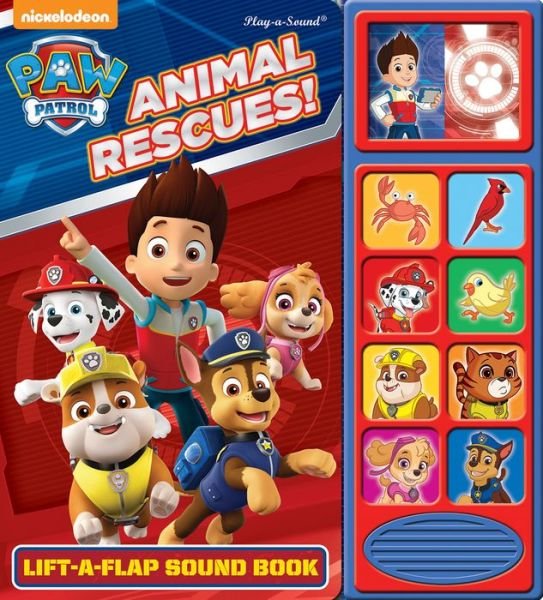 Cover for PI Kids · Nickelodeon PAW Patrol: Animal Rescues! Lift-a-Flap Sound Book (Tavlebog) (2018)