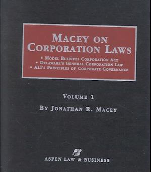 Cover for Jonathan R. Macey · Macey on Corporation Laws (Loose-leaf) [Lslf edition] (2021)