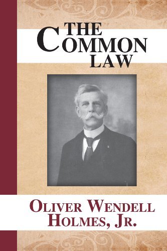 Cover for Oliver Wendell Holmes · The Common Law (Paperback Bog) [Reprint edition] (2010)