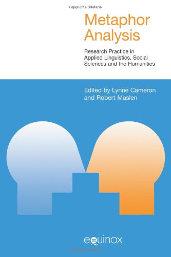 Cover for Cameron · Metaphor Analysis: Research Practice in Applied Linguistics, Social Sciences and the Humanities - Studies in Applied Linguistics (Gebundenes Buch) (2010)