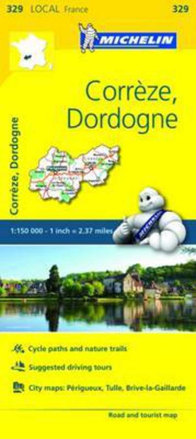 Correze, Dordogne - Michelin Local Map 329: Map - Michelin - Bøker - Michelin Editions des Voyages - 9782067210462 - 1. april 2016